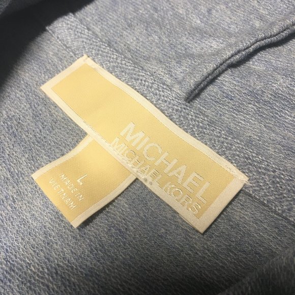 Michael Kors Light Weight Soft Lace-Up Pullover Hoodie Women's Size L - Picture 5 of 7